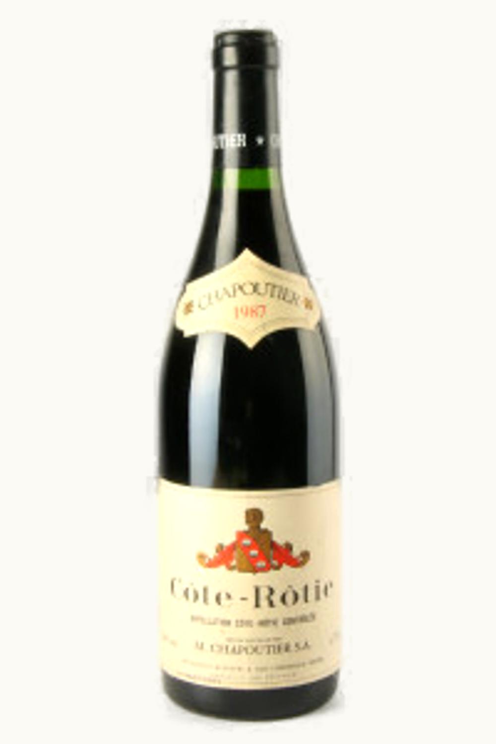 M. Chapoutier M. Chapoutier Côte-Rôtie Rhône, 1987