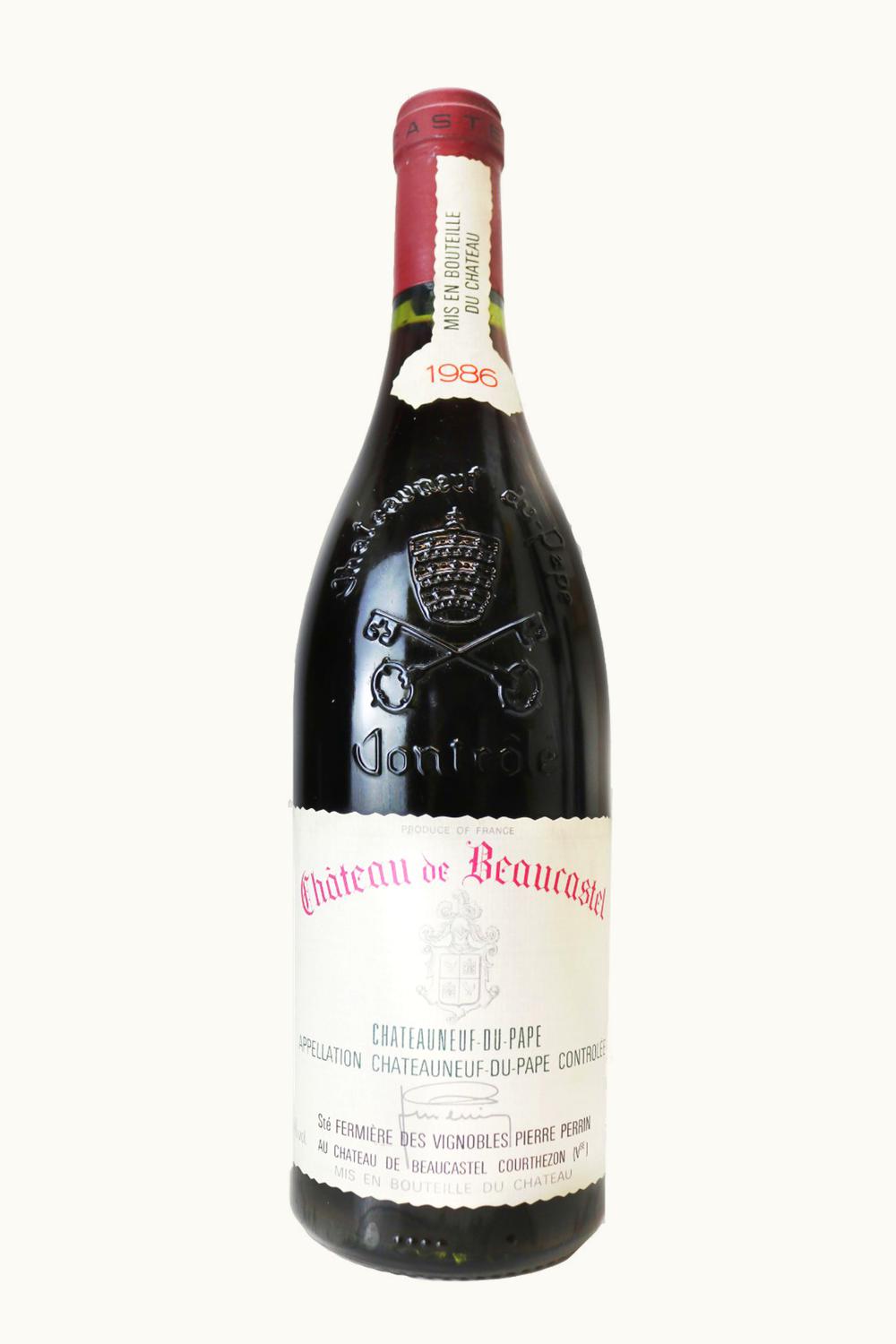 Château de Beaucastel Château de Beaucastel Châteauneuf-du-Pape Rhône, 1986