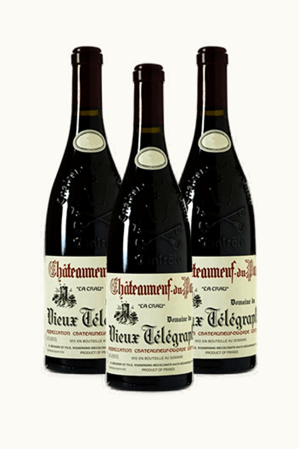 Domaine du Vieux Télégraphe Domaine du Vieux Télégraphe Châteauneuf-du-Pape La Crau Rhône, 1986