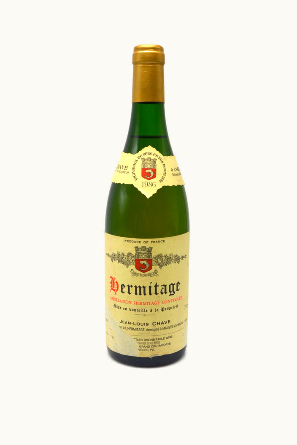 Domaine Jean-Louis Chave Domaine Jean-Louis Chave Blanc Hermitage Rhône, 1986