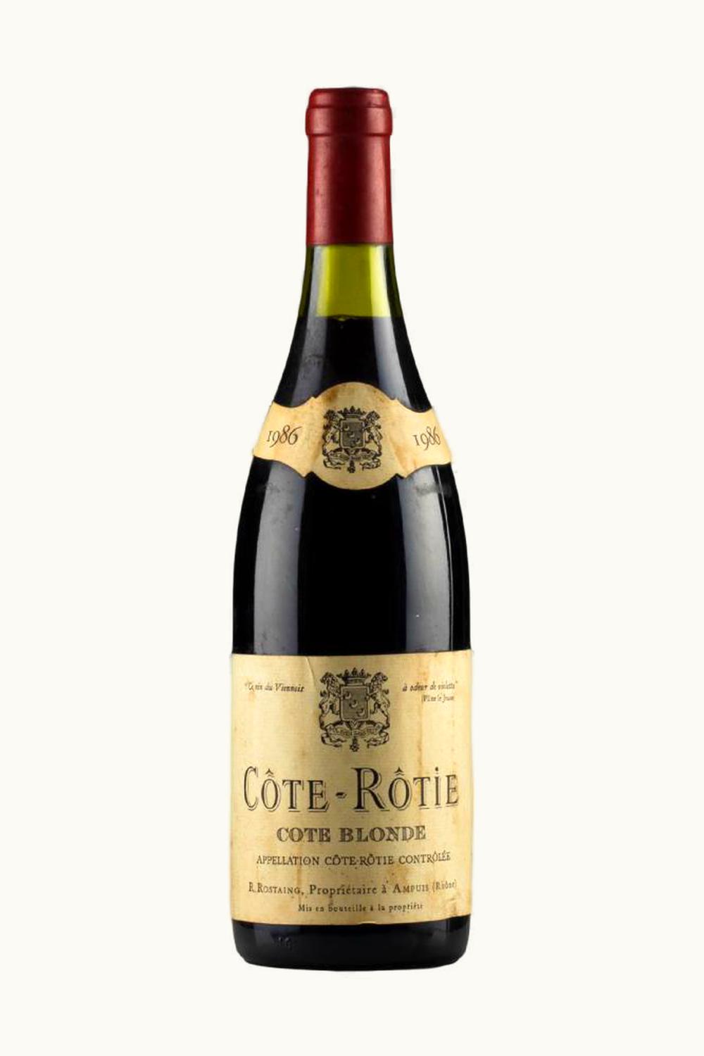 Domaine René Rostaing Domaine René Rostaing Blond Côte-Rôtie Rhône, 1986