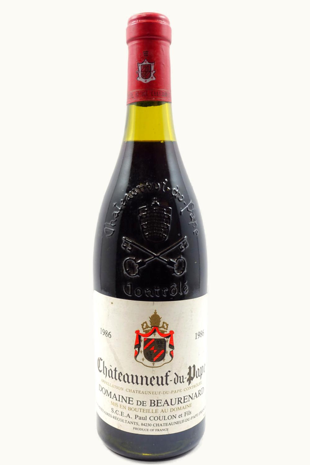 Domaine de Beaurenard Domaine de Beaurenard Châteauneuf-du-Pape Rhône, 1986