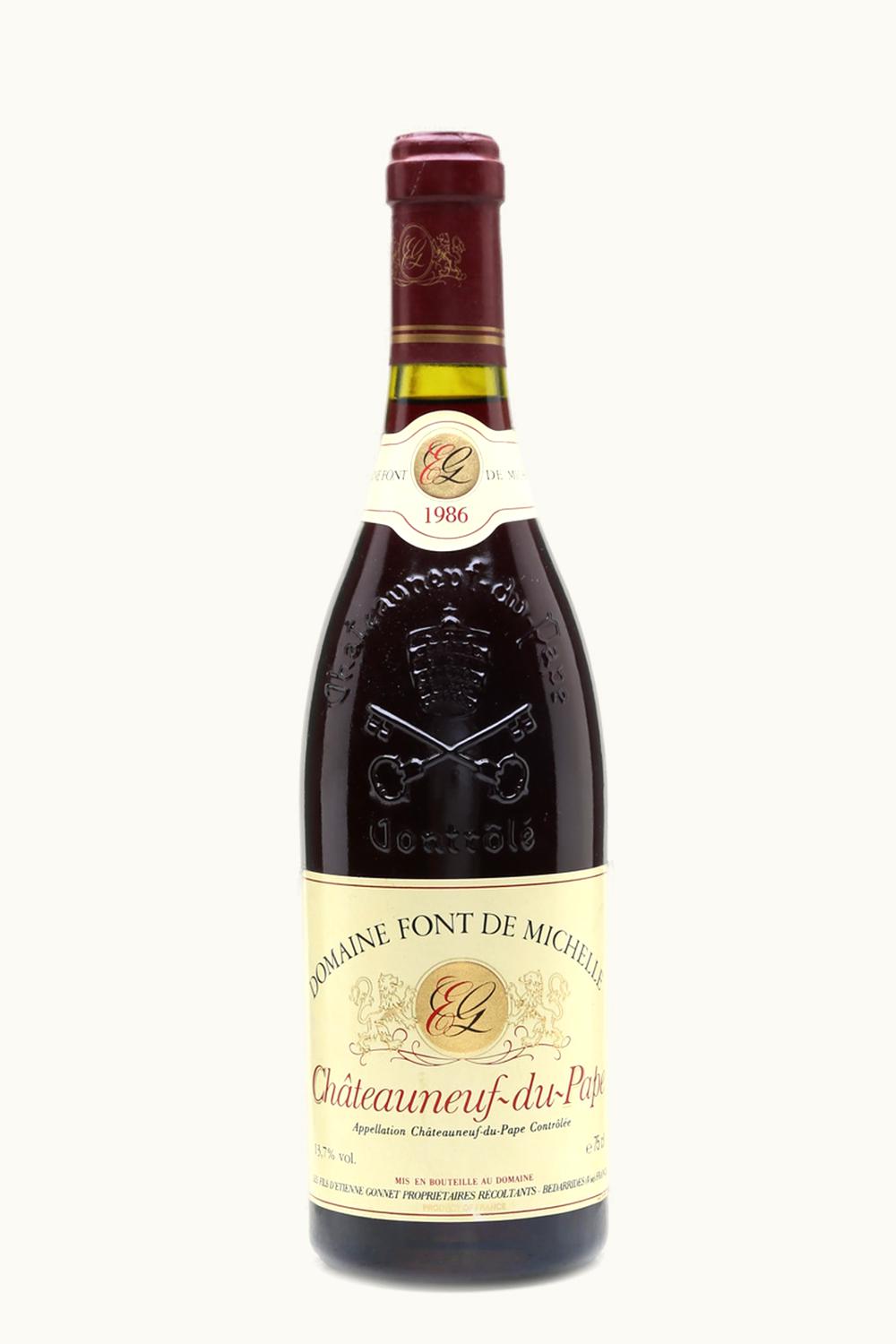 Domaine Font de Michel Domaine Font de Michel Châteauneuf-du-Pape Rhône, 1986