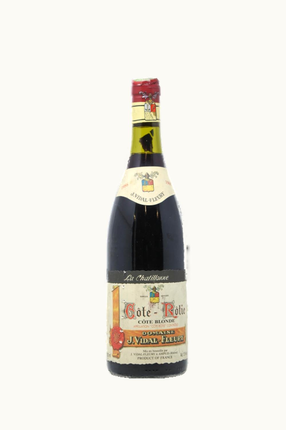 J. Vidal-Fleury J. VIdal-Fleury La Chatillon Blond Côte-Rôtie Rhône, 1986