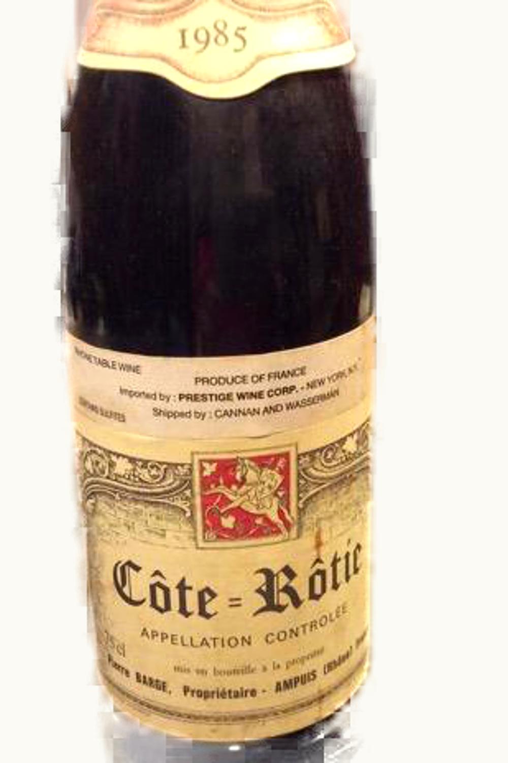 Domaine Barge Domaine Barge Côte-Rôtie Rhône, 1986