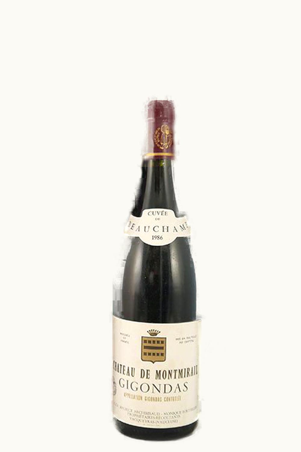De Montmirail De Montmirail Cuvée Beauchamp Gigondas Rhône, 1986