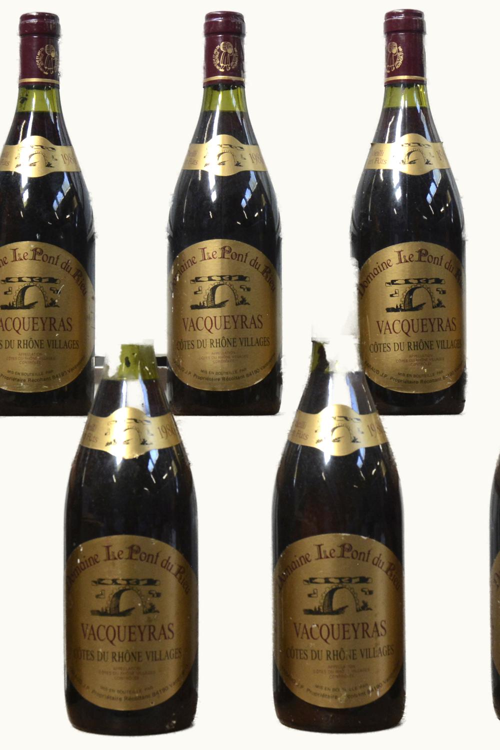 Domaine Le Pont du Rieu Domaine Le Pont du Rieu Vacqueyras Rhône, 1986