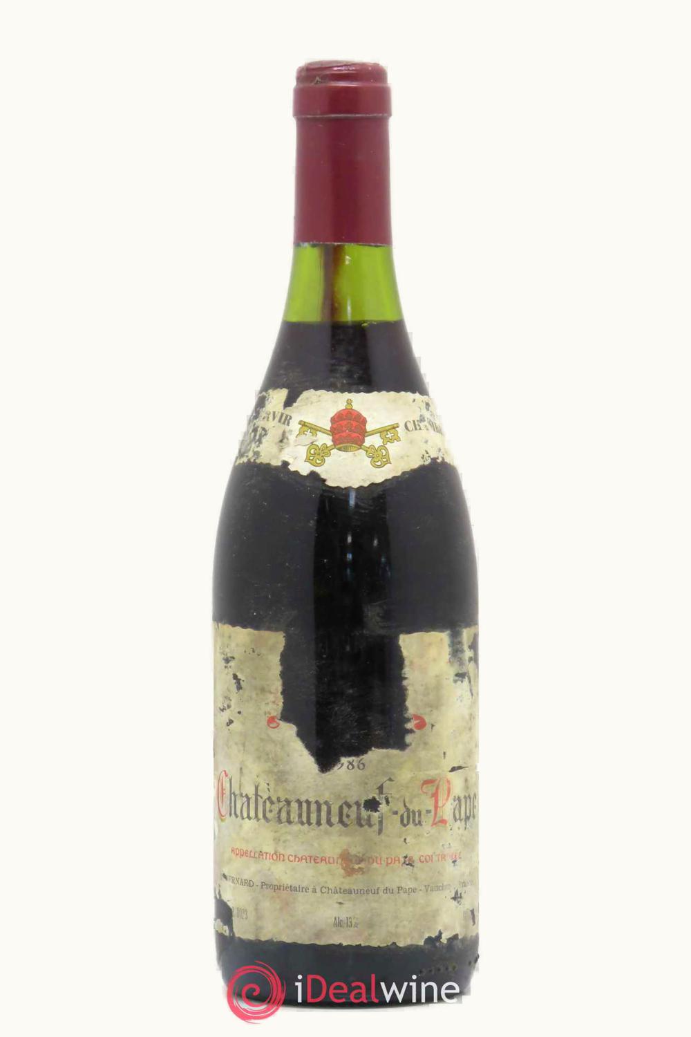 Michel Bernard Michel Bernard Dom de la Guérin Châteauneuf-du-Pape Rhône, 1986