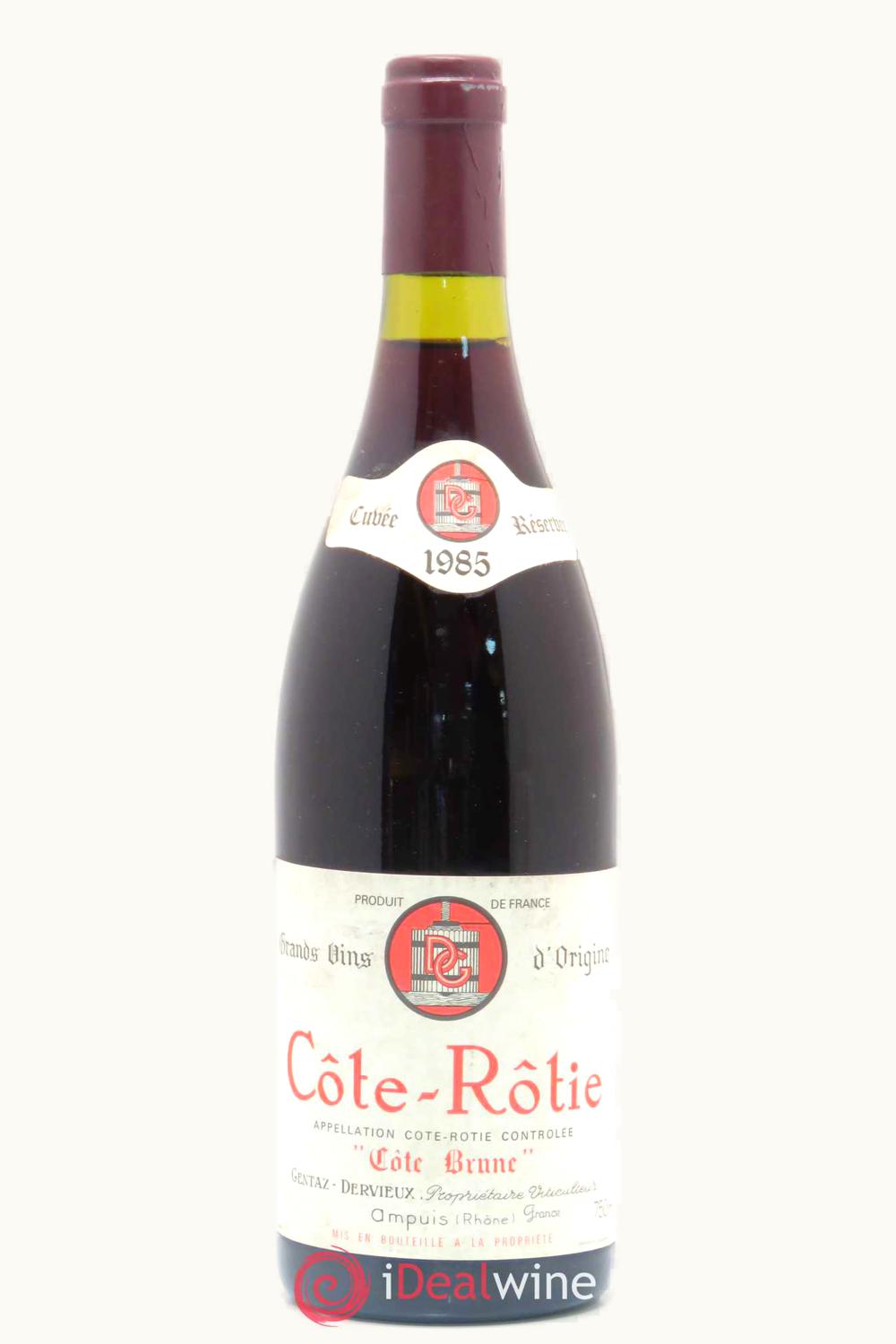 Marius Gentaz Dervieux Marius Gentaz Dervieux Brune Côte-Rôtie Rhône, 1985