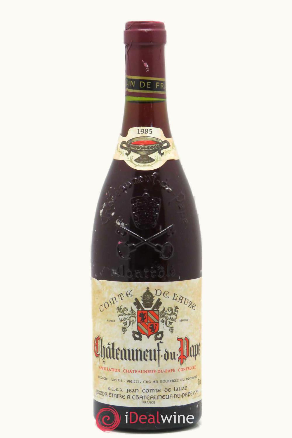 Domaine Comte de Lauze Domaine Comte de Lauze Châteauneuf-du-Pape Rhône, France, 1985