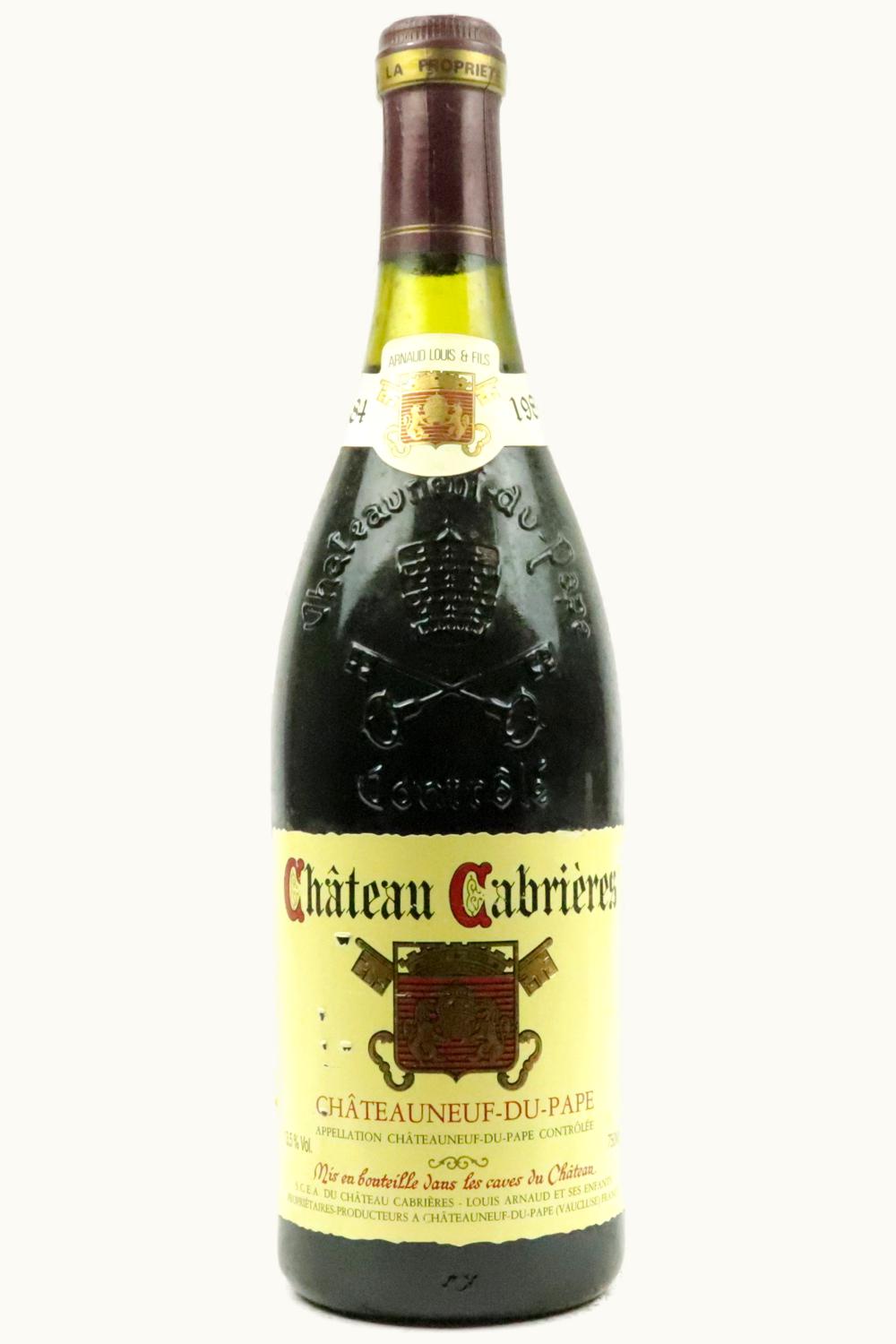 Château Cabrières Château Cabrières Châteauneuf-du-Pape Rhône, France, 1984