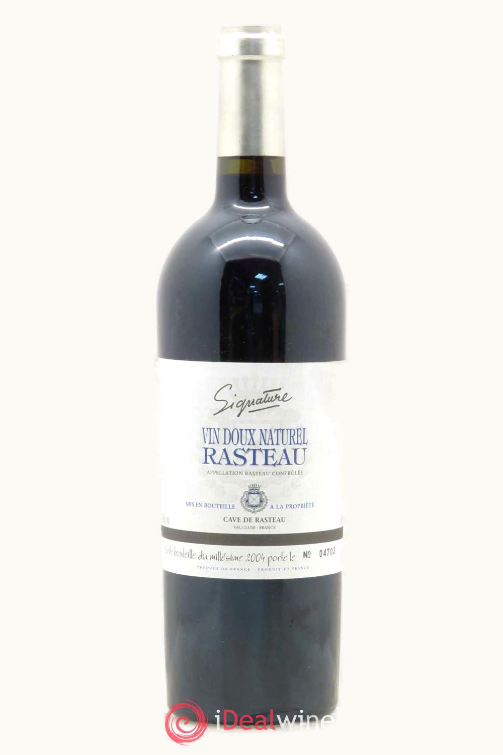 Cave de Signature Cave de Signature Rasteau Doux Natural Rhône, France, 1984