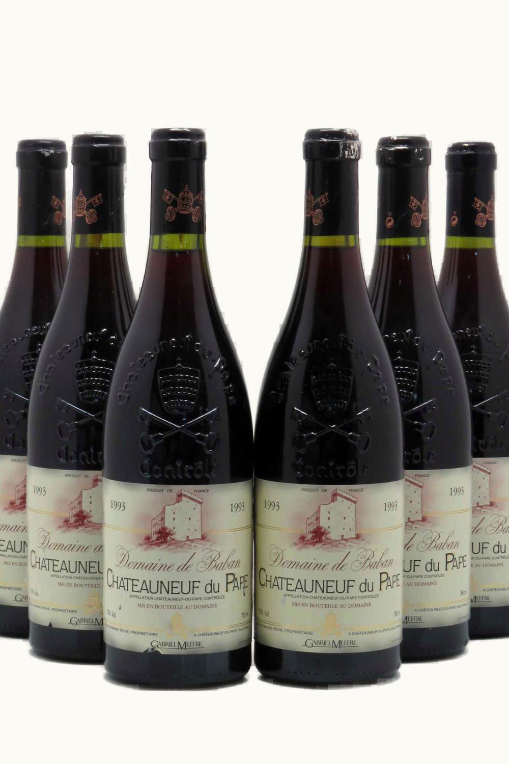 Domaine de Baban Domaine de Baban Châteauneuf-du-Pape Rhône, France, 1984