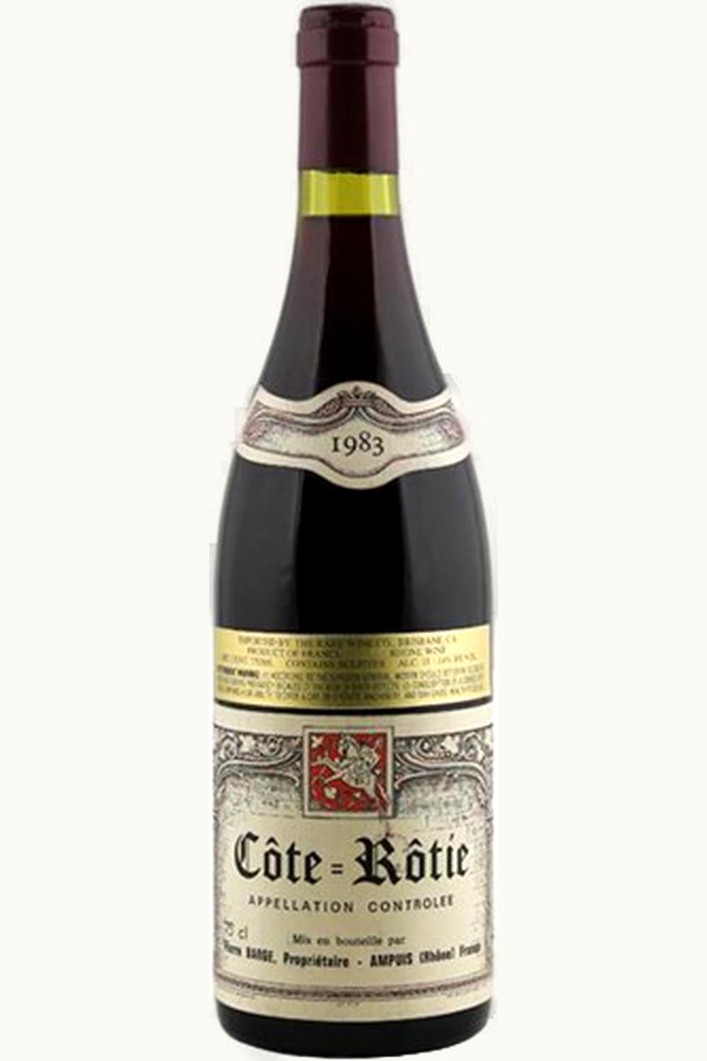 Domaine Barge Domaine Barge Côte-Rôtie Rhône, France, 1983