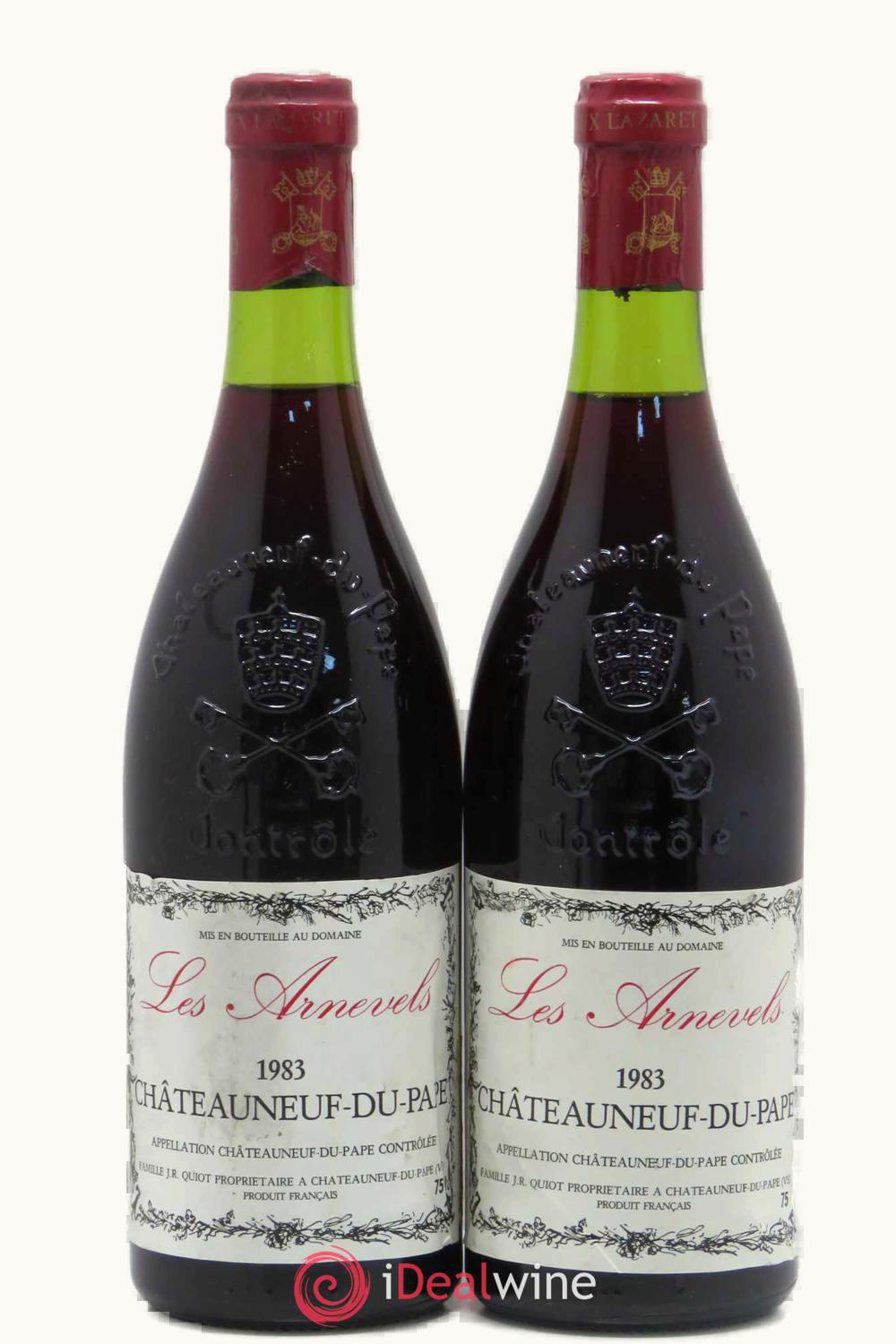 Famille Quiot Famille Quiot Les Combes d'Arnevel Châteauneuf-du-Pape Rhône, France, 1983