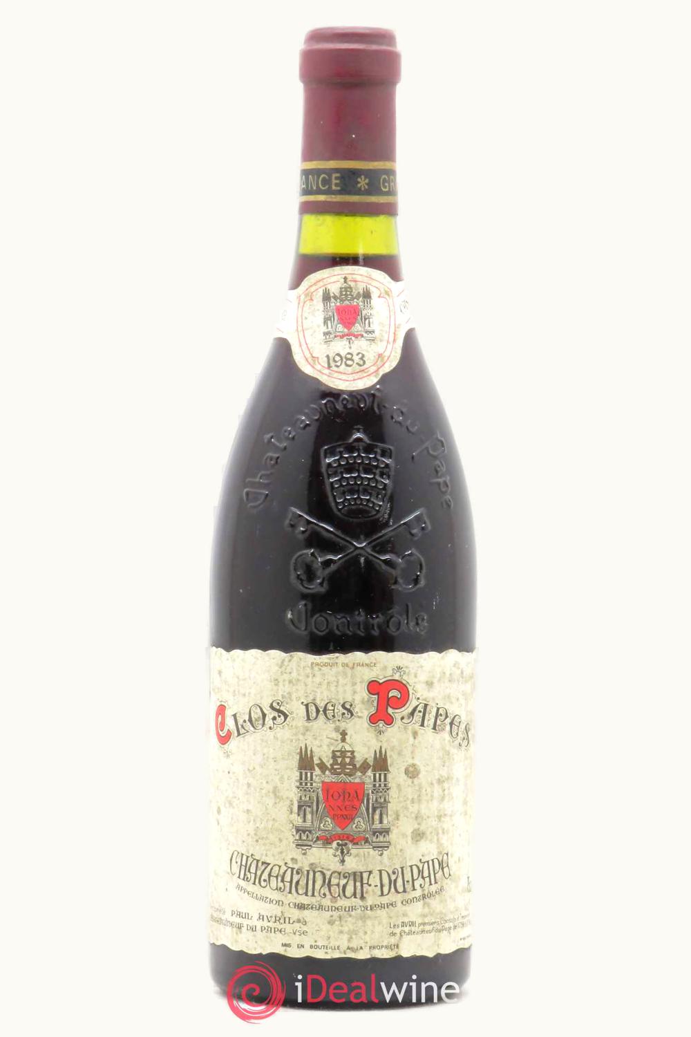 Cave St. Paul Cave St. Paul Châteauneuf-du-Pape Rhône, France, 1983