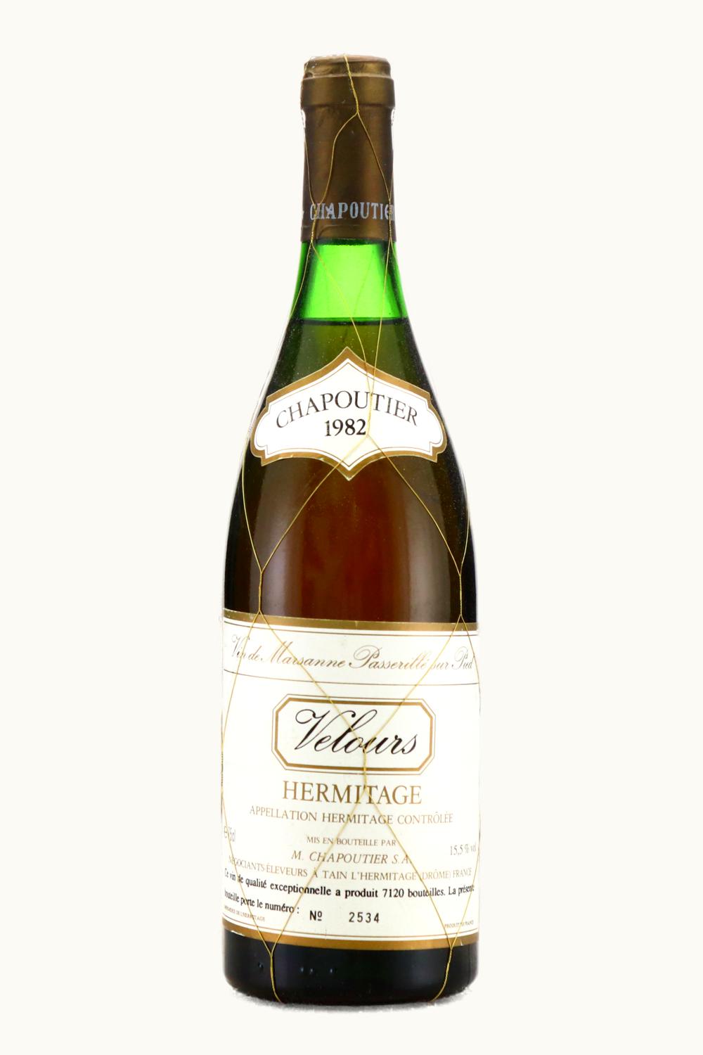 M. Chapoutier M. Chapoutier Velours Hermitage Rhône, France, 1982
