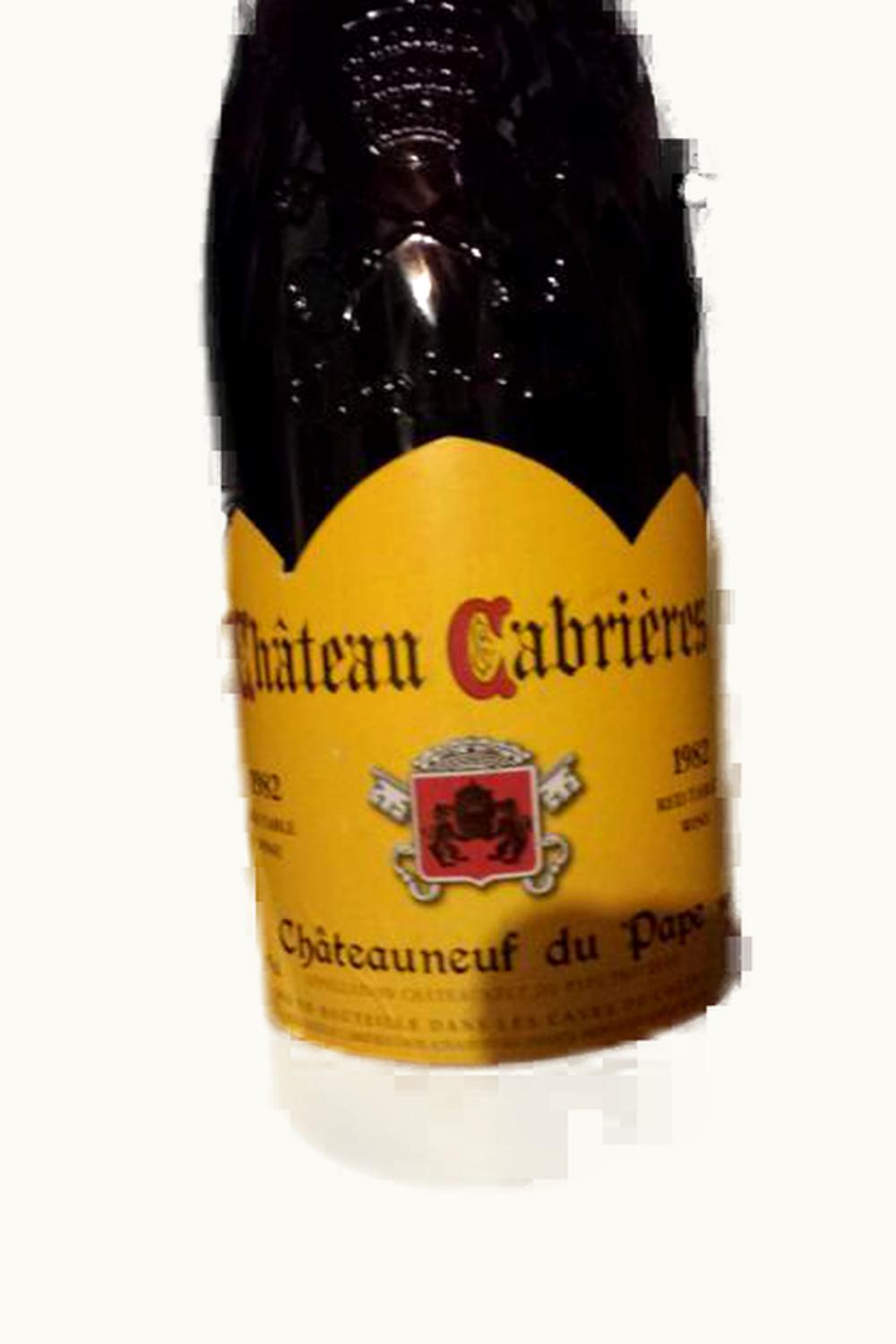 Château Cabrières Château Cabrières Châteauneuf-du-Pape Rhône, France, 1982