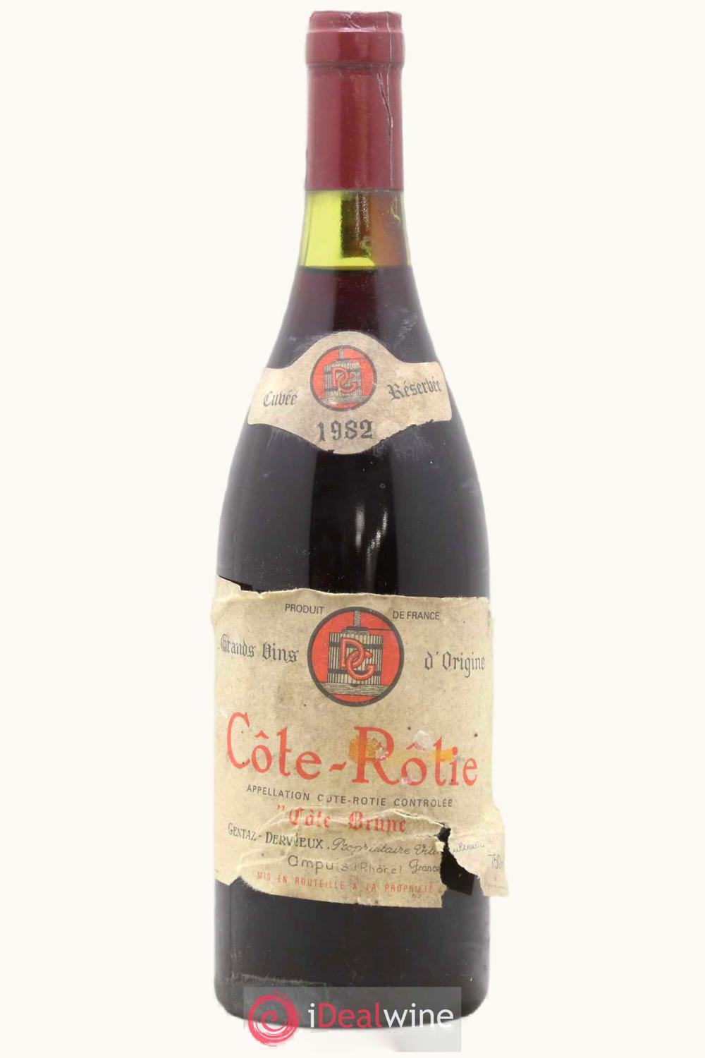 Marius Gentaz Dervieux Marius Gentaz Dervieux Brune Côte-Rôtie Rhône, France, 1982