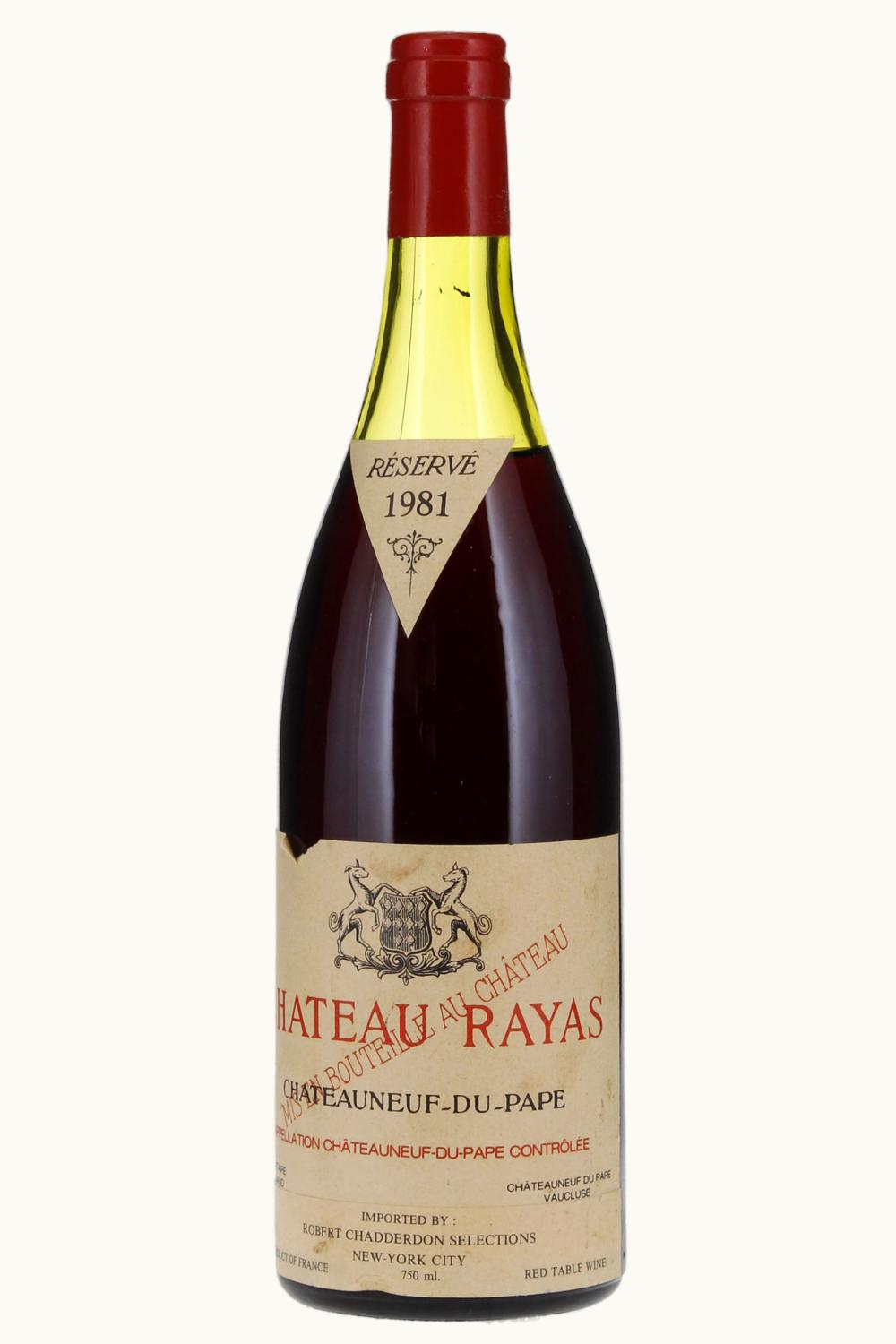 Rayas Rayas Châteauneuf-du-Pape Rhône, France, 1981