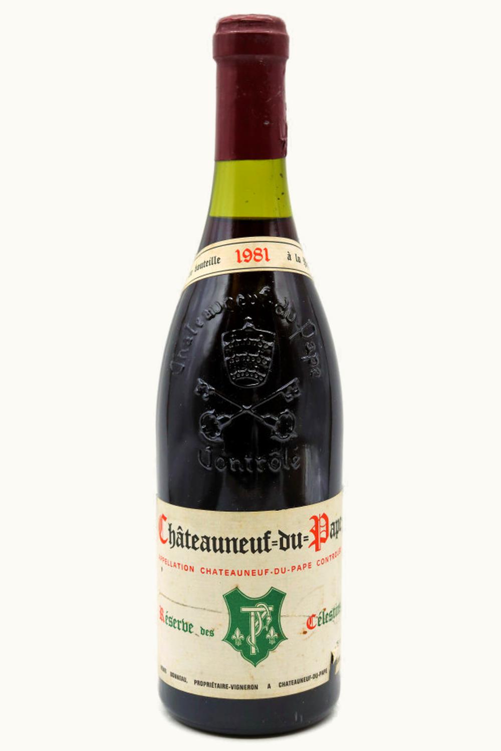 Henri Bonneau Henri Bonneau Réservé de Célestin Châteauneuf-du-Pape Rhône, France, 1981
