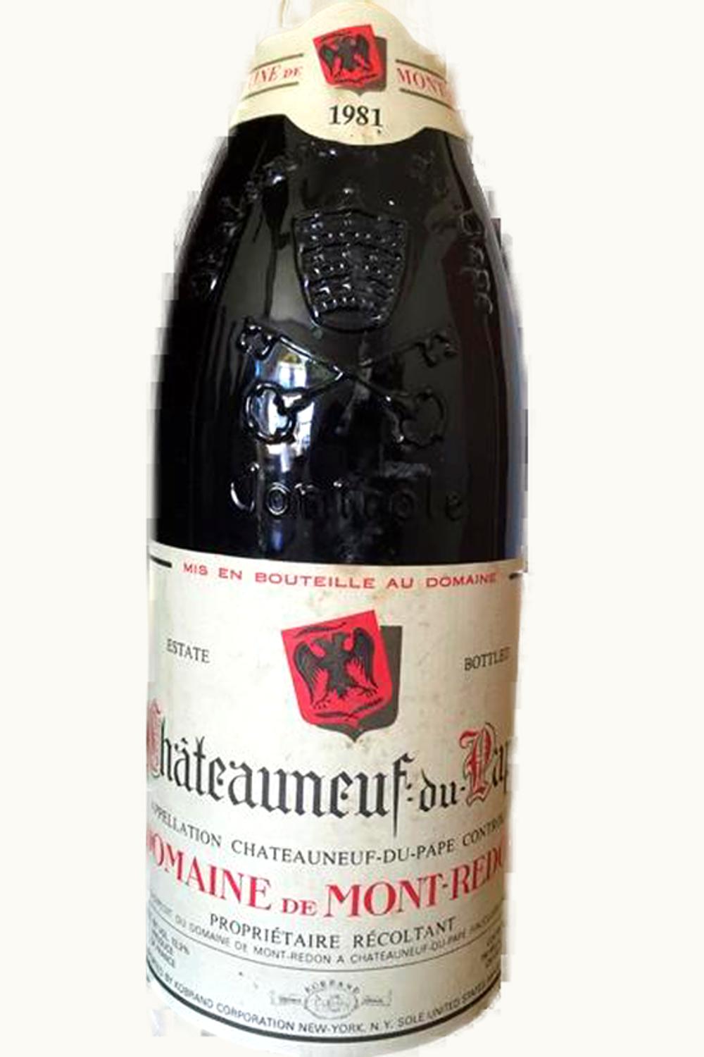 Château Mont-Redon Château Mont-Redon Châteauneuf-du-Pape Rhône, France, 1981