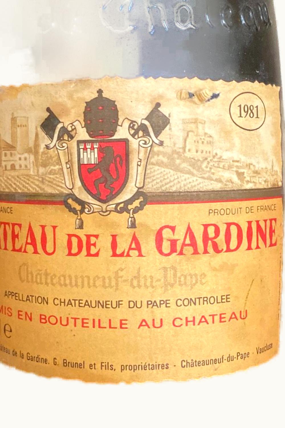 De la Gardine De la Gardine Châteauneuf-du-Pape Rhône, France, 1981