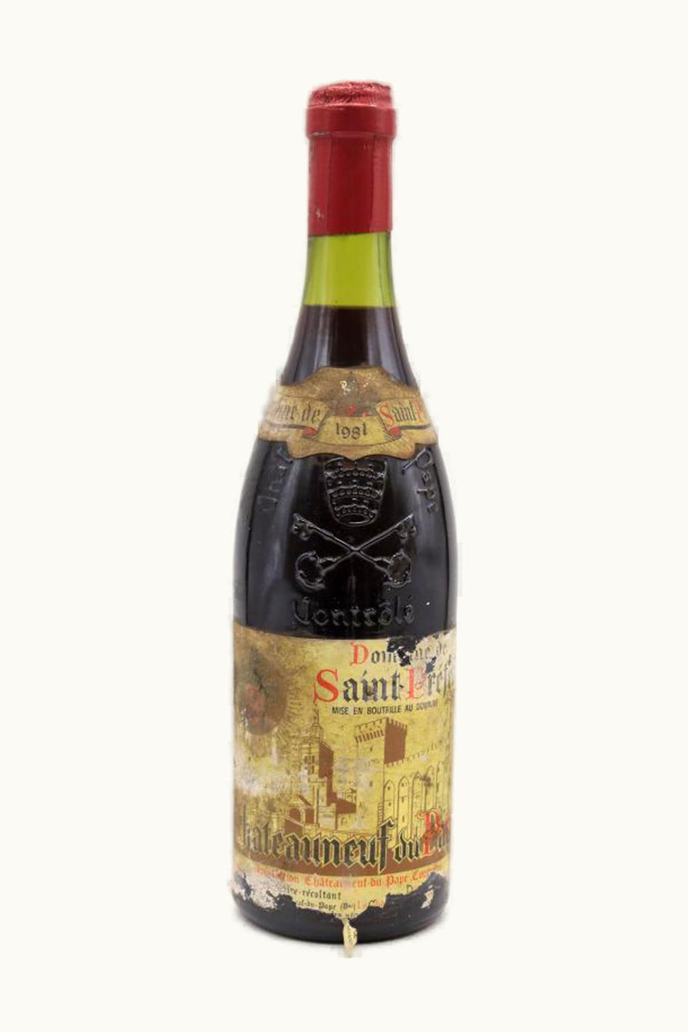 Domaine Saint Préfert Domaine Saint Préfert Châteauneuf-du-Pape Rhône, France, 1981