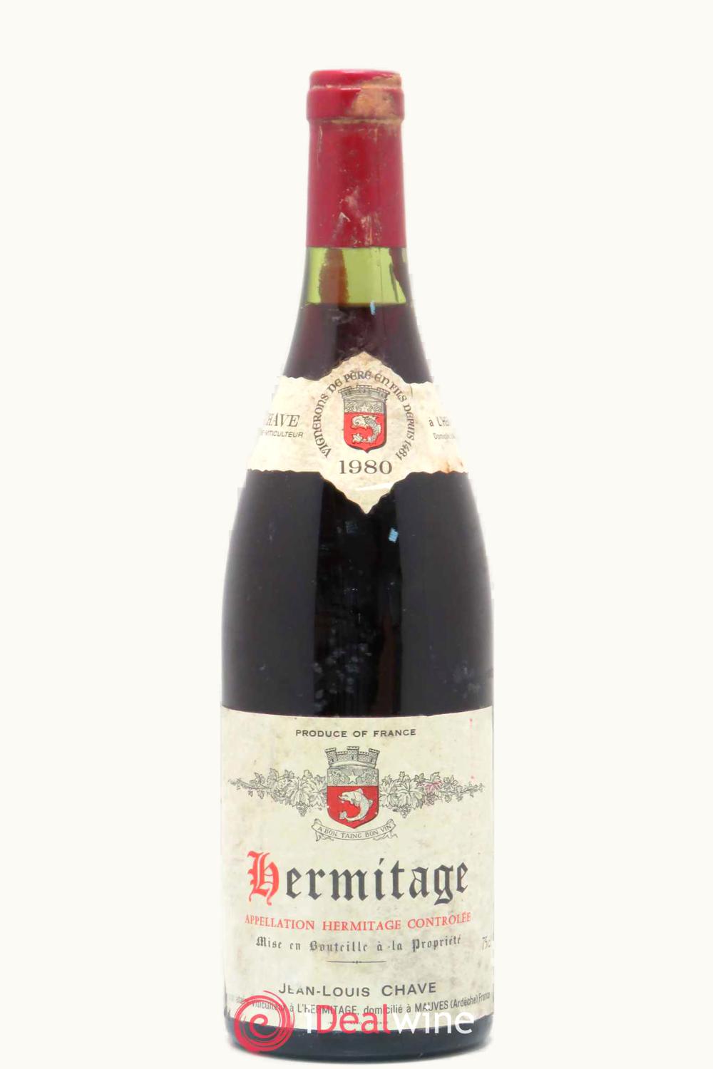 Domaine Jean-Louis Chave Domaine Jean-Louis Chave Hermitage Rhône, France, 1980