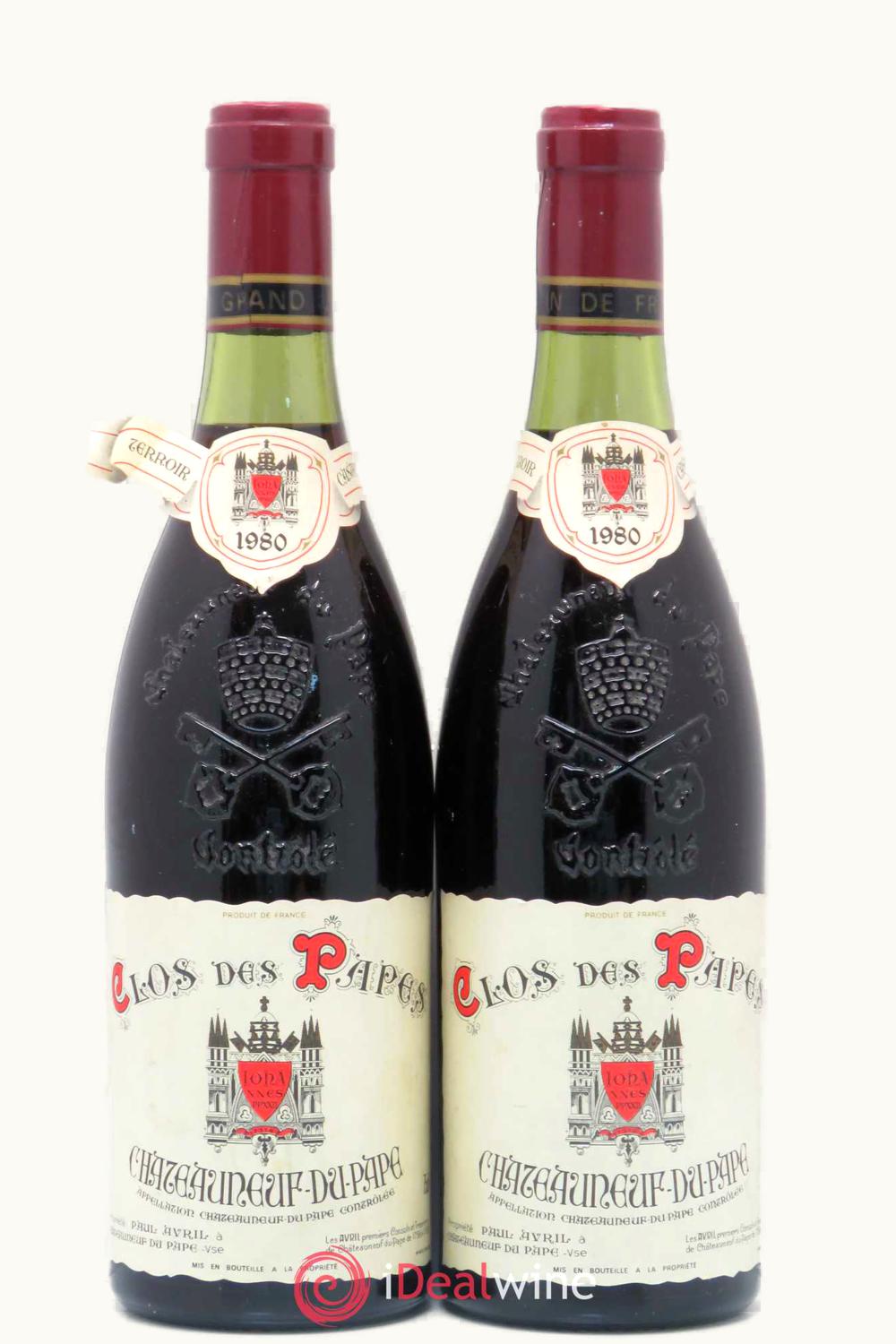 Paul Avril Paul Avril Clos de Pape Châteauneuf-du-Rhône, France, 1980