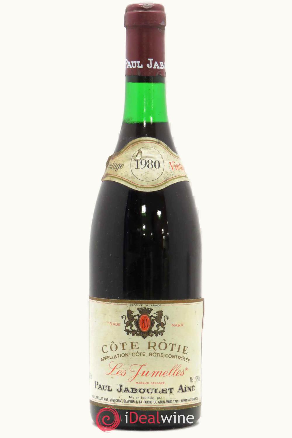 Paul Jaboulet Aîné Paul Jaboulet Aîné Les Jumelles Côte-Rôtie Rhône, France, 1980