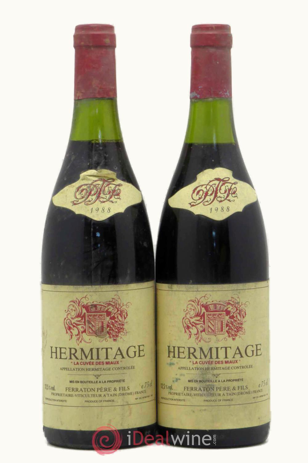 Ferraton Père & Fils Ferraton Père & Fils Les Miaux Hermitage Rhône, France, 1980