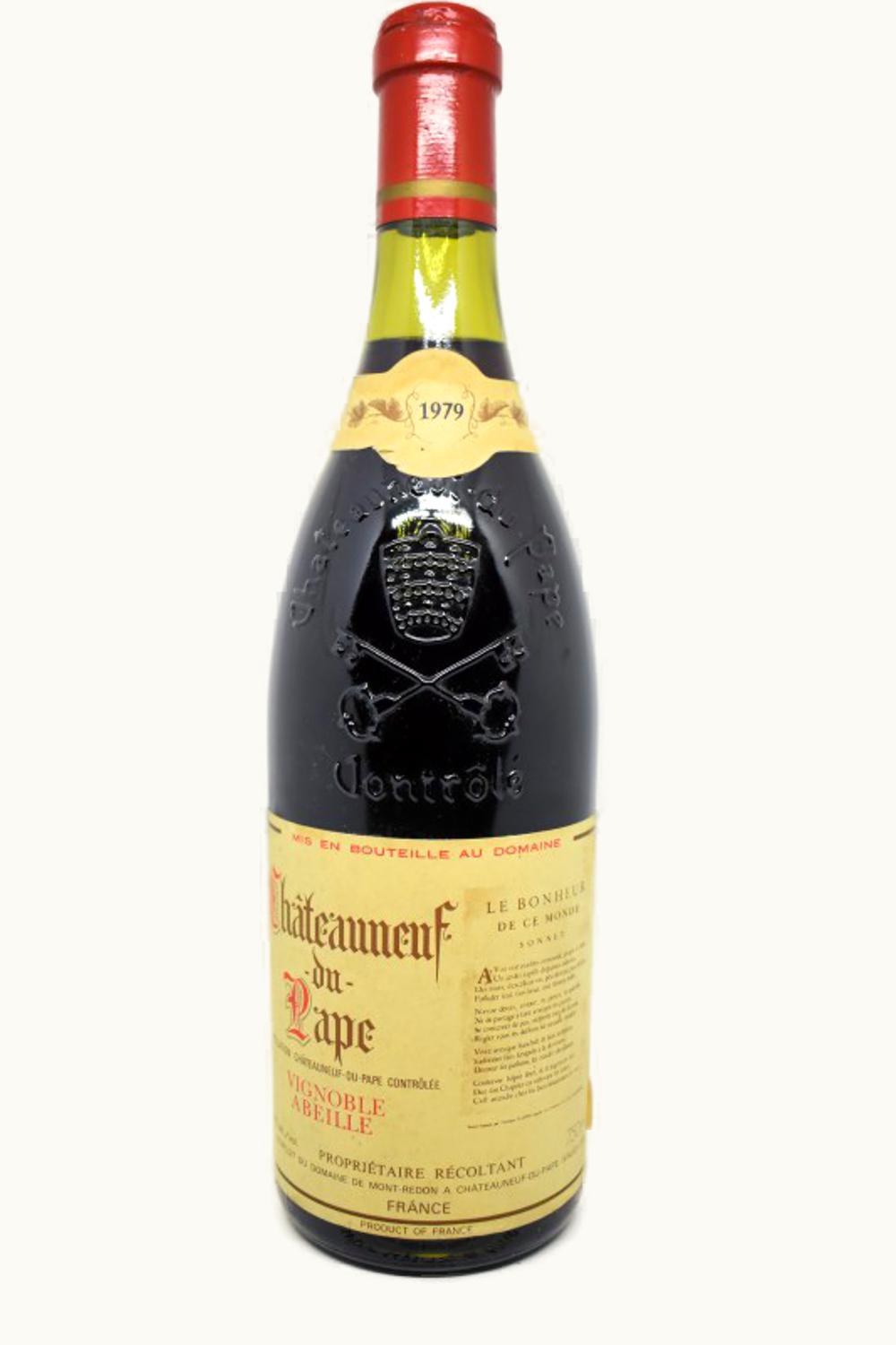 Château Mont-Redon Château Mont-Redon Châteauneuf-du-Pape Rhône, France, 1979