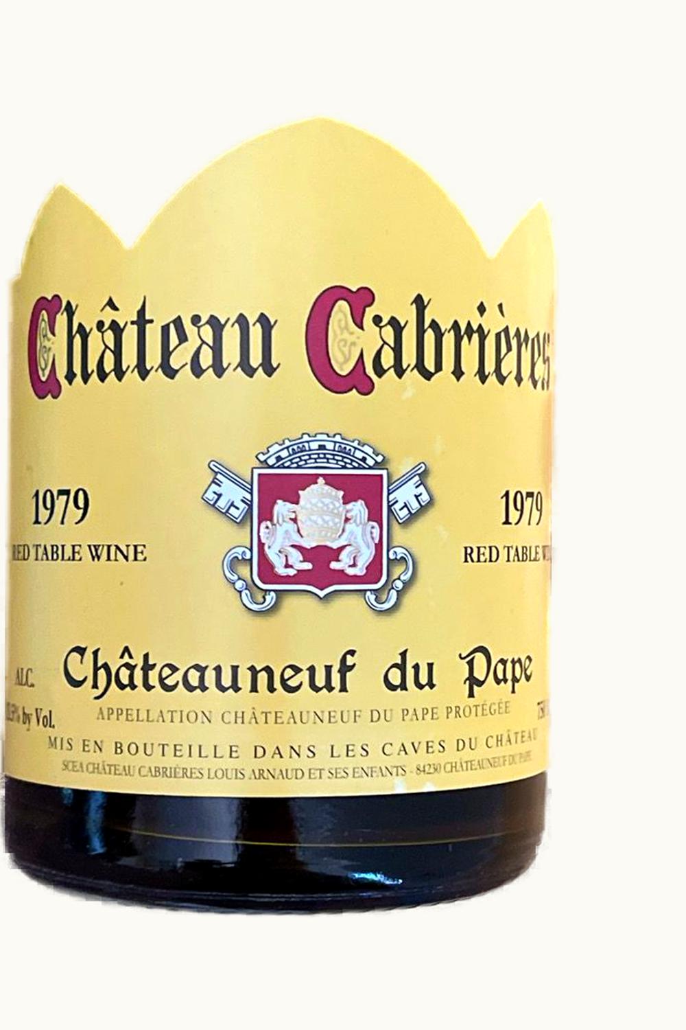 Château Cabrières Château Cabrières Châteauneuf-du-Pape Rhône, France, 1979