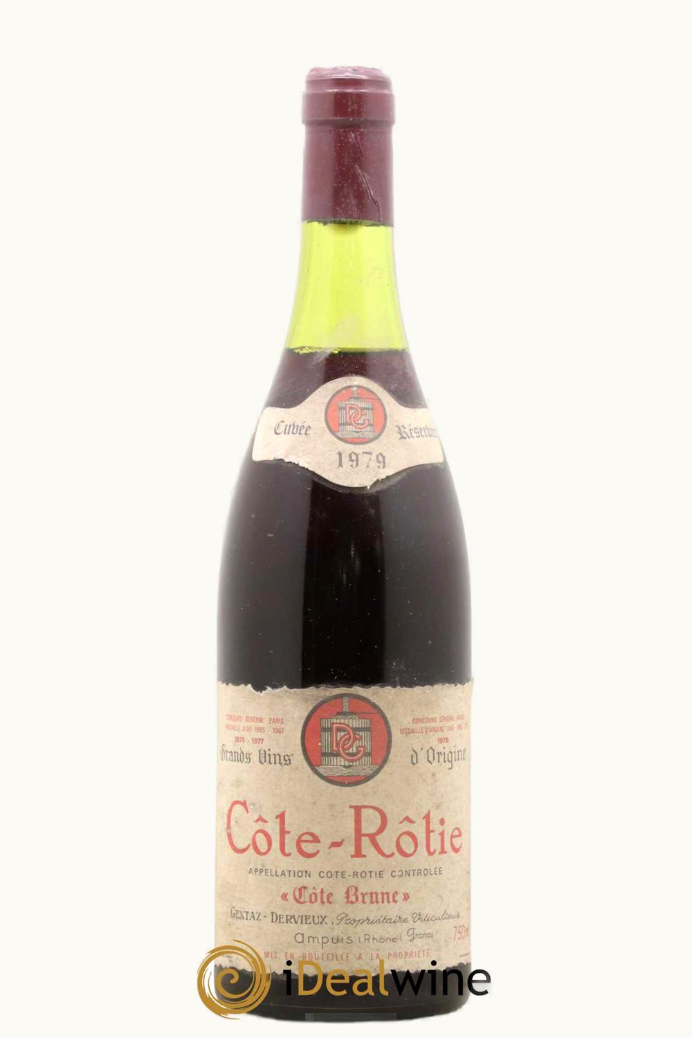 Marius Gentaz Dervieux Marius Gentaz Dervieux Brune Côte-Rôtie Rhône, France, 1979