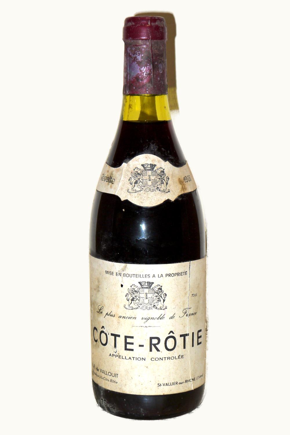 L. de Vallouit L. de Vallouit Côte-Rôtie Rhône, France, 1979