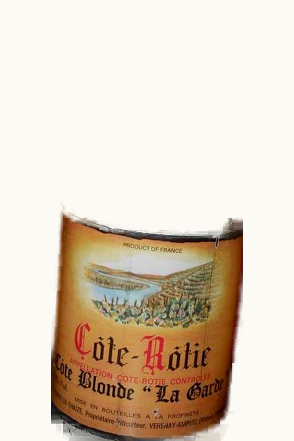 Dervieux-Thaize Dervieux-Thaize La Garde Blond Côte-Rôtie Rhône, France, 1979