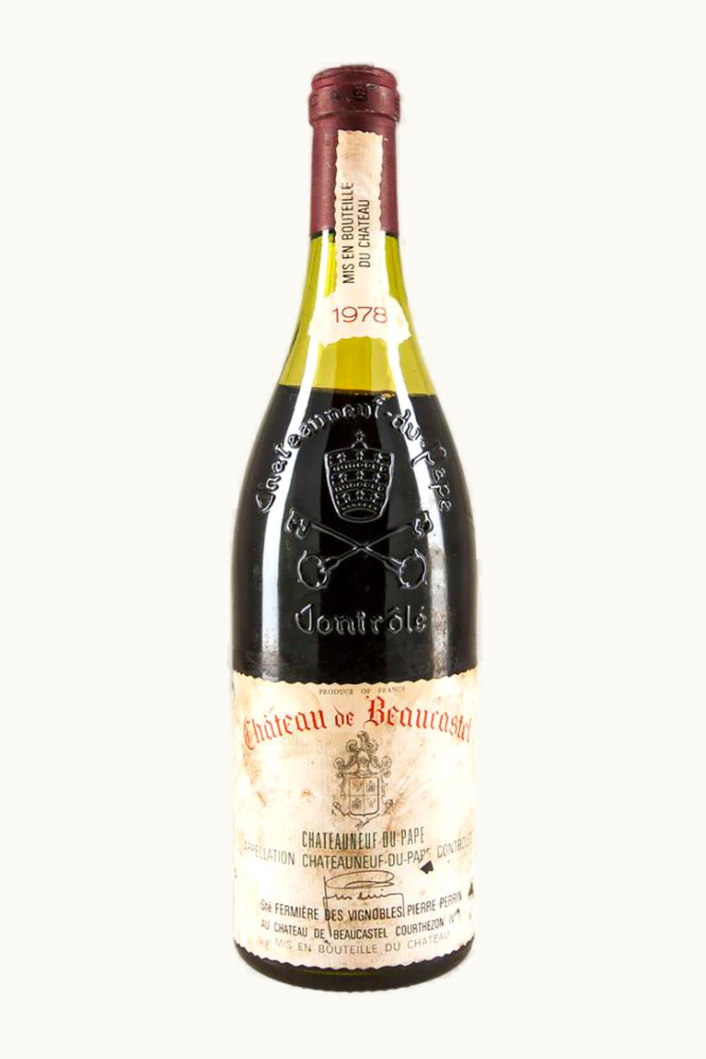 Château de Beaucastel Château de Beaucastel Châteauneuf-du-Pape Rhône, France, 1978