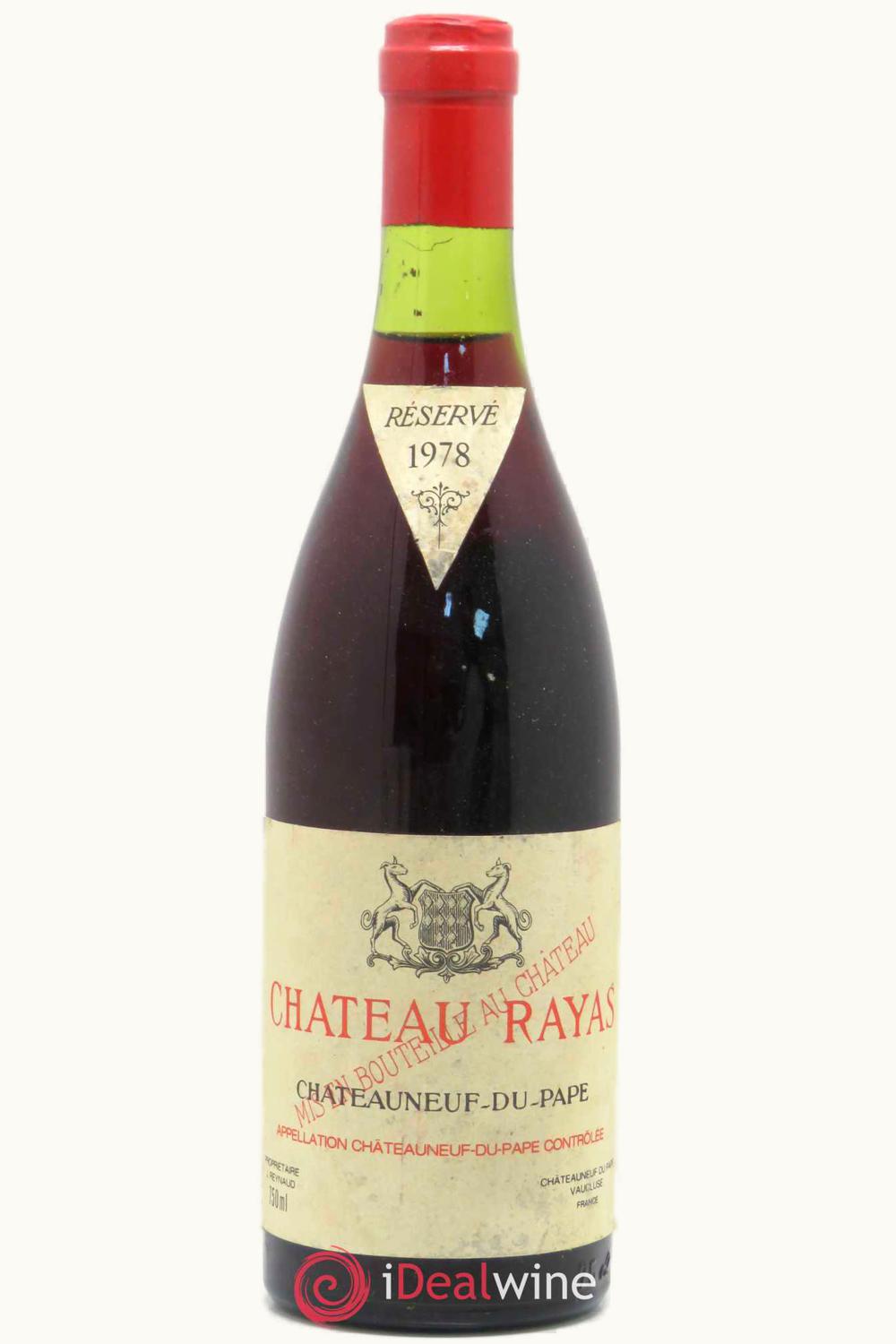 Rayas Rayas Châteauneuf-du-Pape Rhône, France, 1978