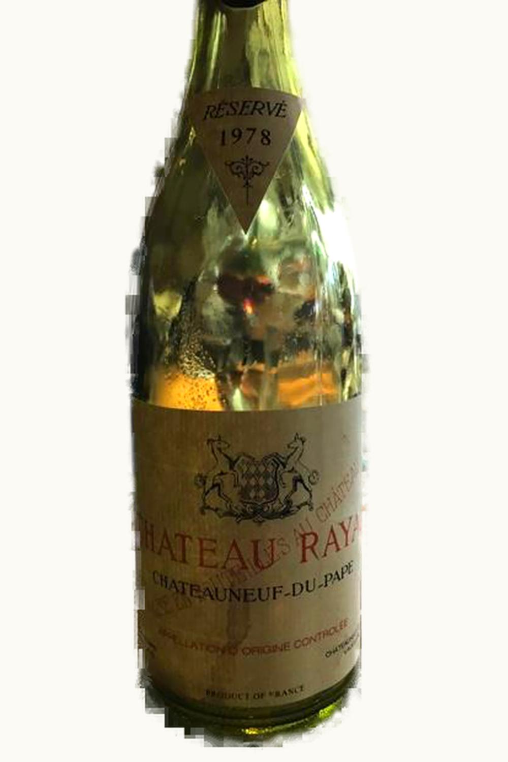 Rayas Rayas Blanc Châteauneuf-du-Pape Rhône, France, 1978