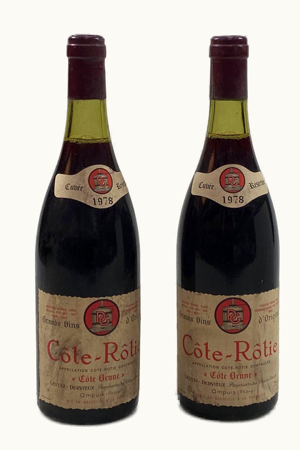 Marius Gentaz Dervieux Marius Gentaz Dervieux Brune Côte-Rôtie Rhône, France, 1978