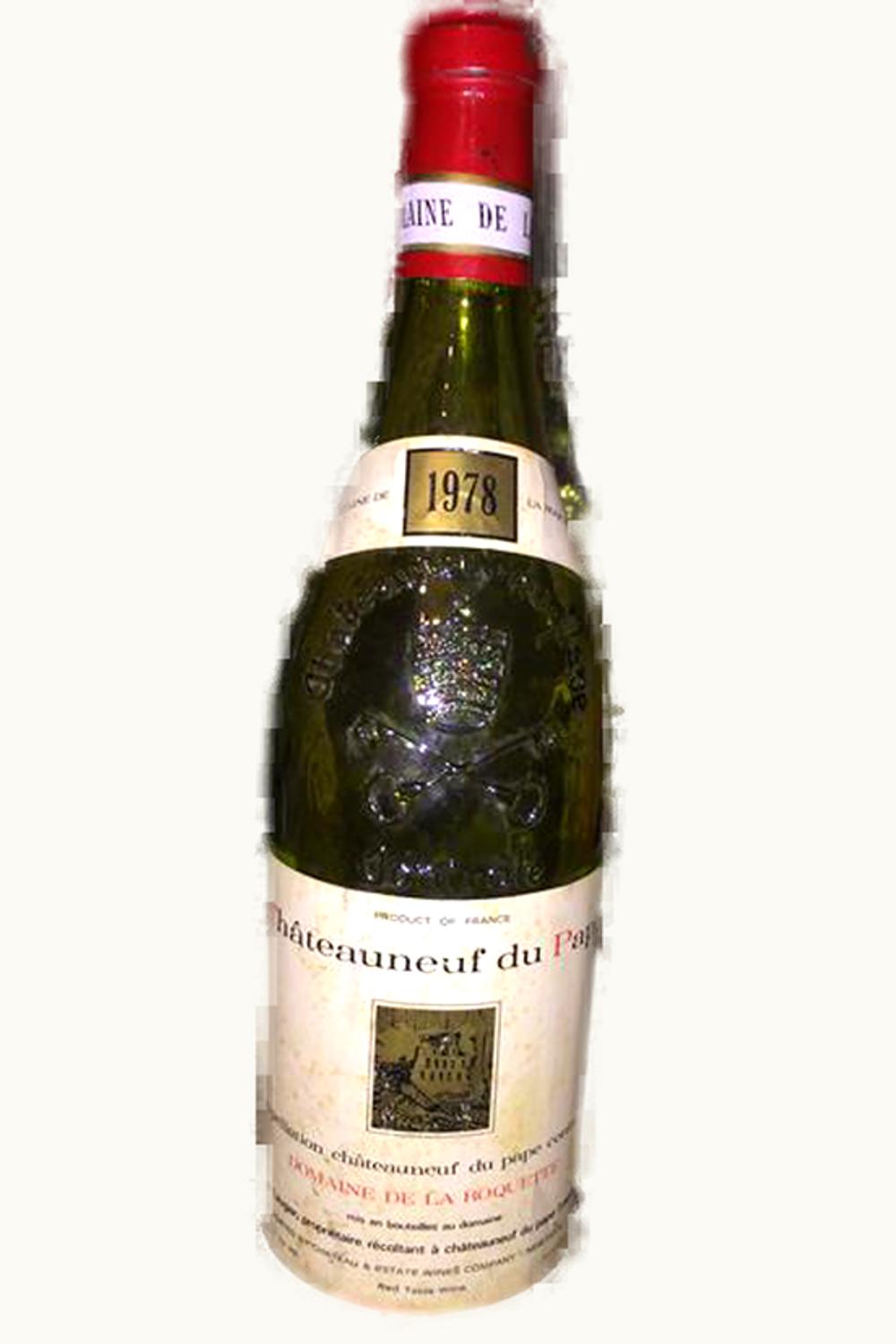 Domaine La Roquette Domaine La Roquette Châteauneuf-du-Pape Rhône, France, 1978