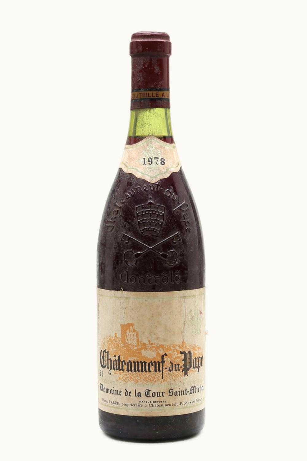 Domaine Tour St. Michel Domaine Tour St. Michel Châteauneuf-du-Pape Rhône, France, 1978