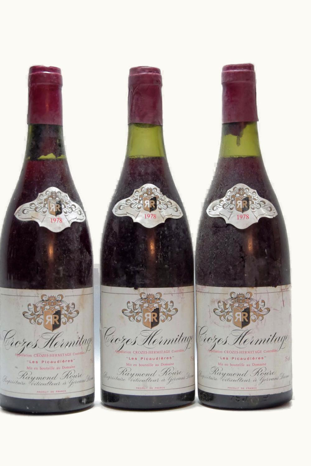 Raymond Roure Raymond Roure Les Picaudières Crozes-Hermitage Rhône, France, 1978