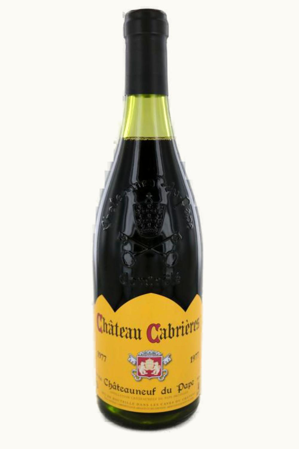 Château Cabrières Château Cabrières Châteauneuf-du-Pape Rhône, France, 1977