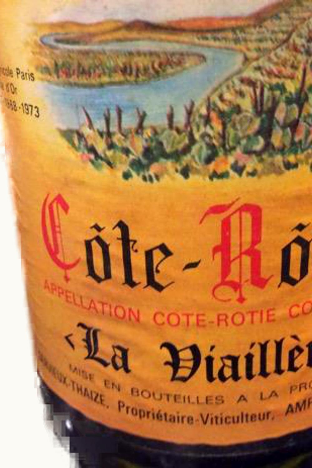 Dervieux-Thaize Dervieux Thaize La VIallière Côte-Rôtie Rhône, France, 1976