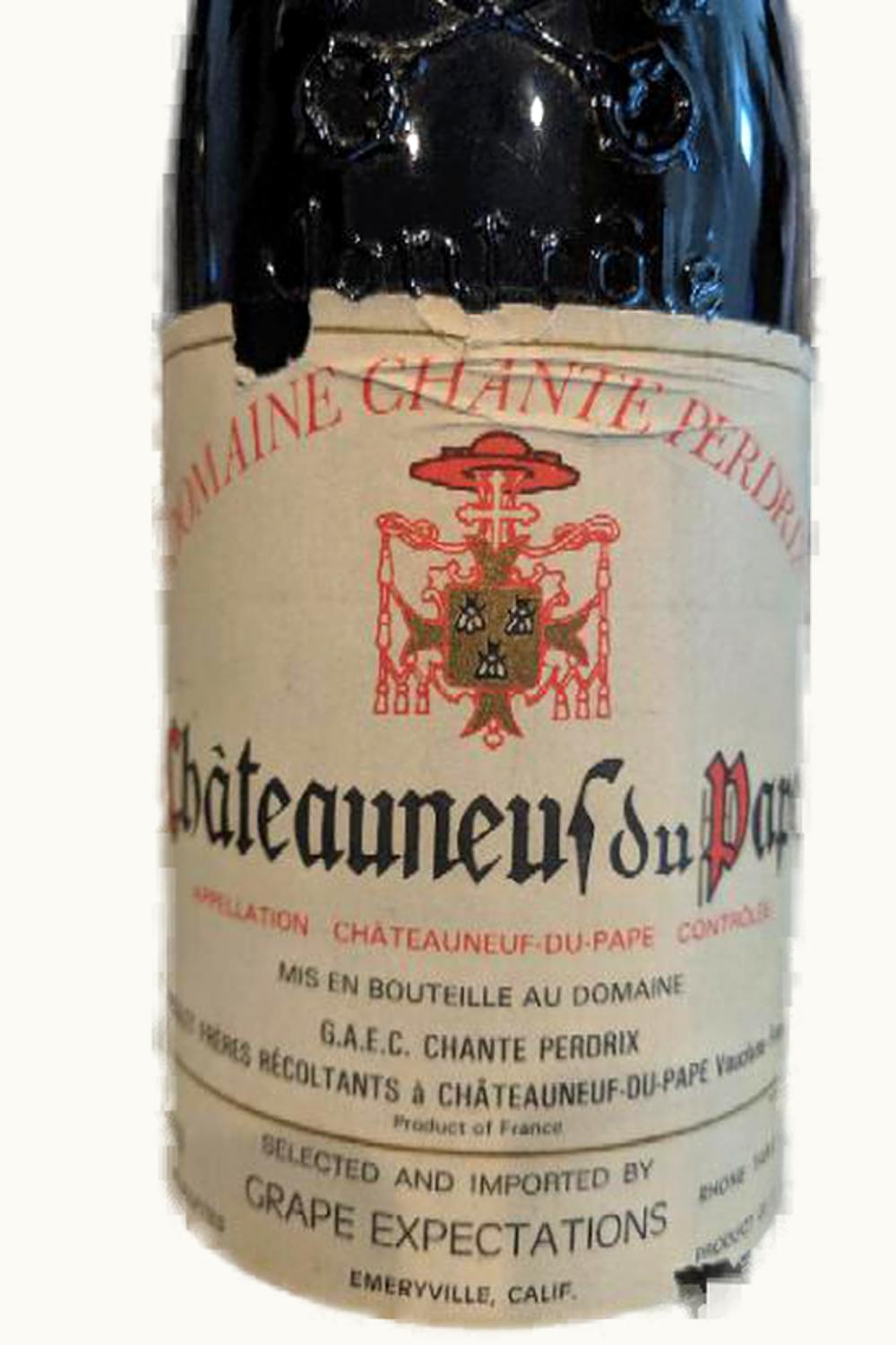Domaine Chante-Perdrix Domaine Chante-Perdrix Châteauneuf-du-Pape Rhône, France, 1976
