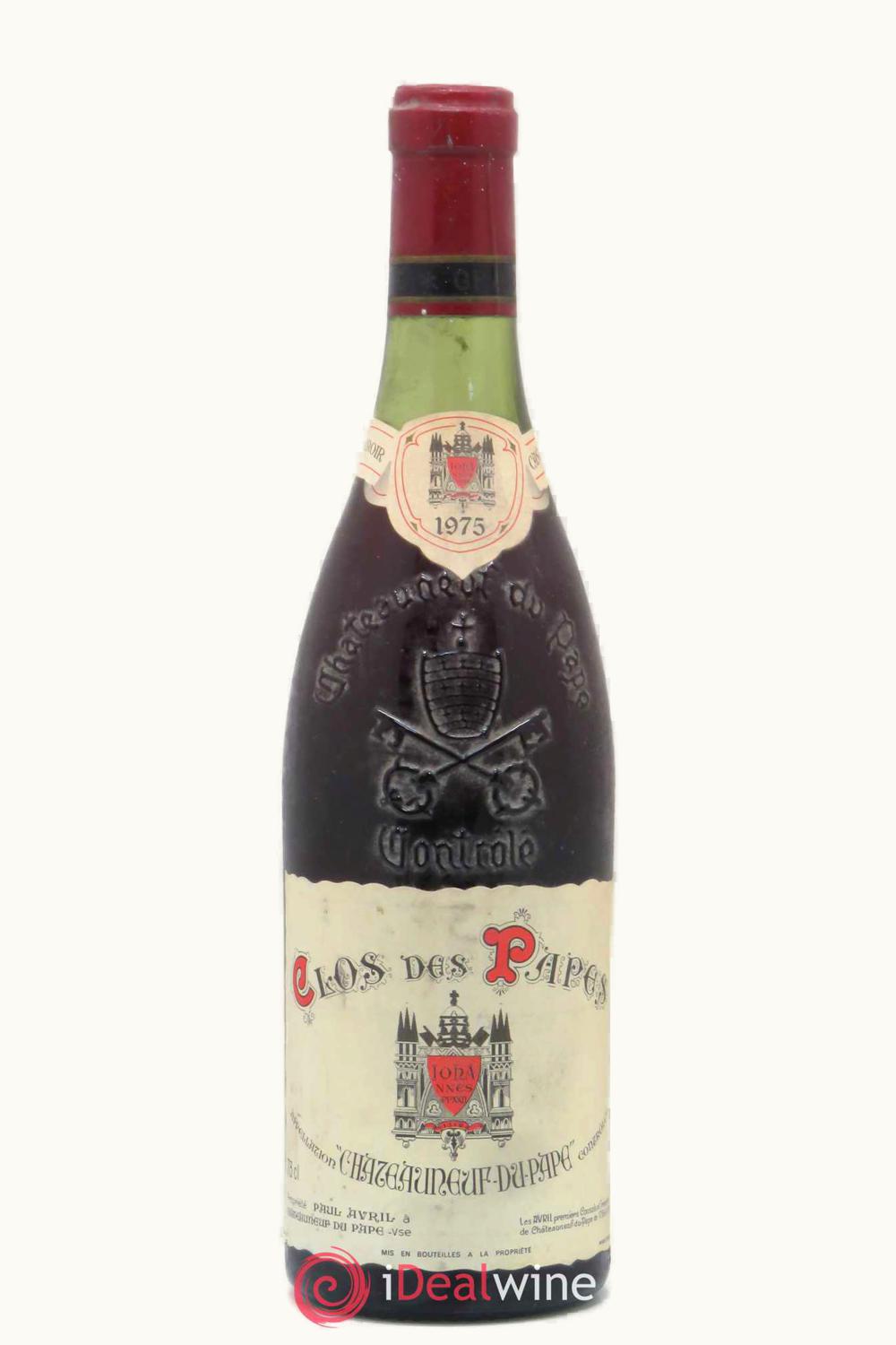 Paul Avril Paul Avril Clos de Pape Châteauneuf-du-Rhône, France, 1975