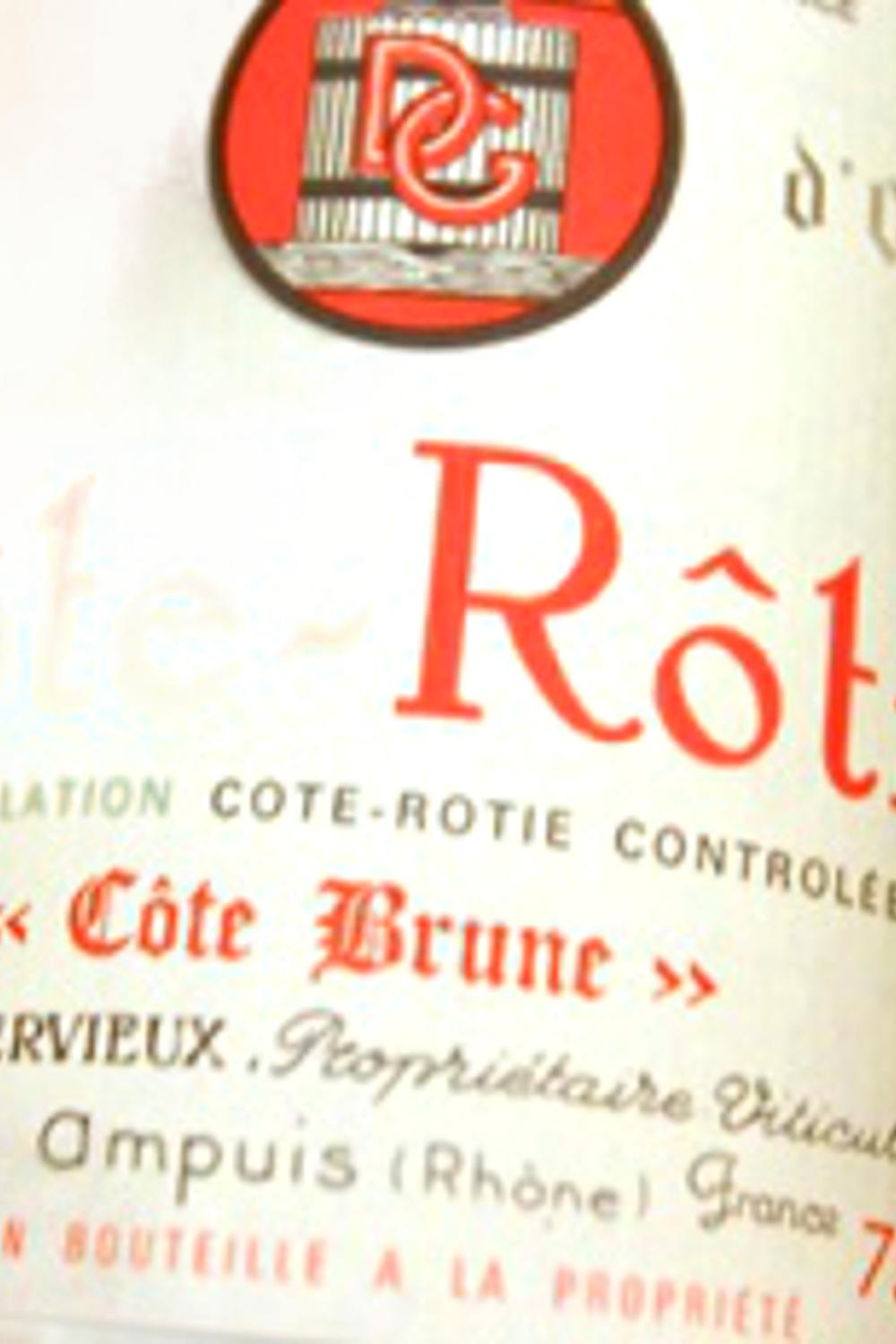 Marius Gentaz Dervieux Marius Gentaz Dervieux Brune Côte-Rôtie Rhône, France, 1975