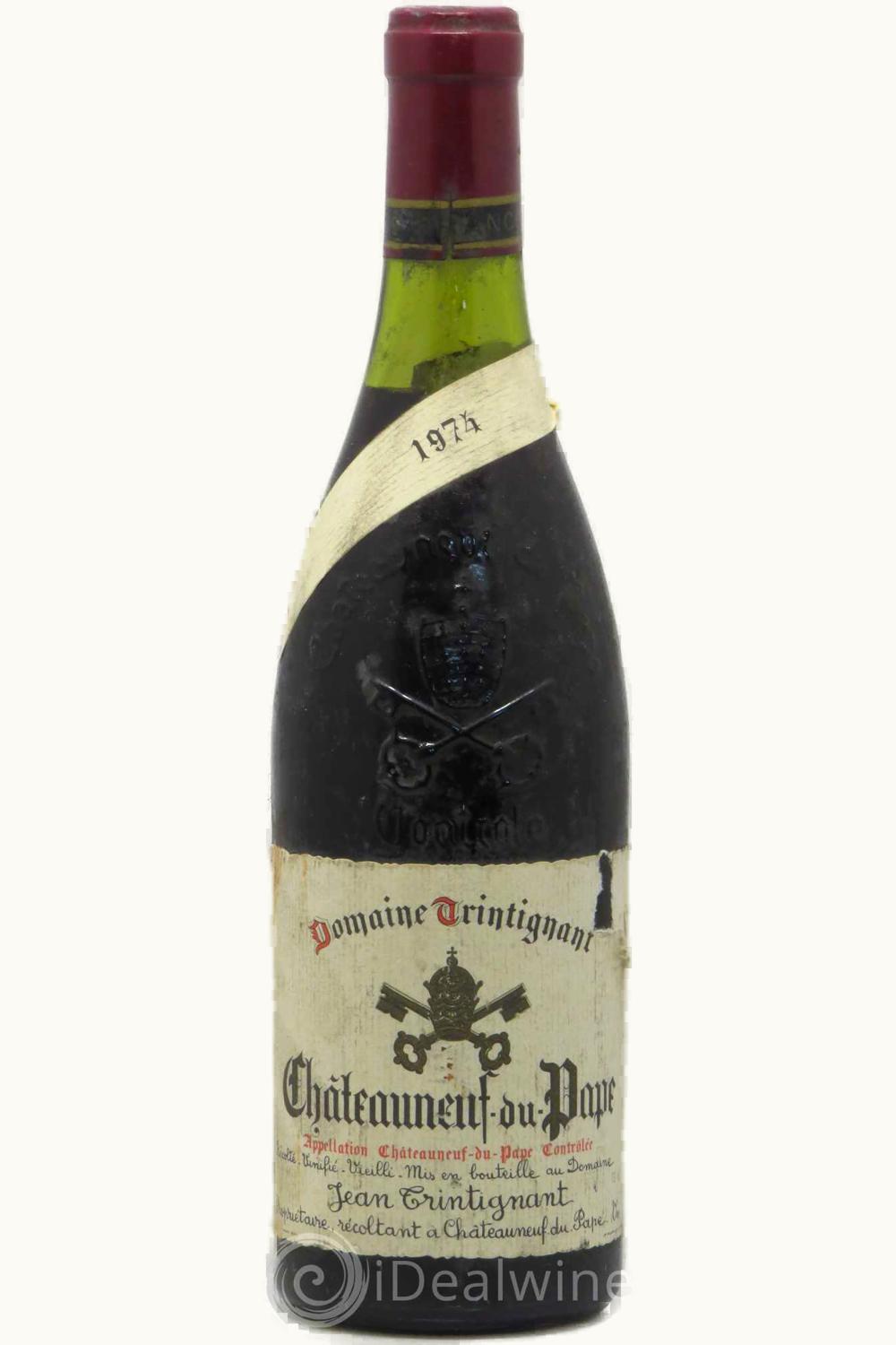 Domaine Trintignant Domaine Trintignant Châteauneuf-du-Pape Rhône, France, 1974